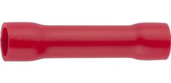 Гильза СВЕТОЗАР соединительная, изолированная, красная, сечение кабеля 0,5-1,5мм2, 19А, 10шт 49450-15
